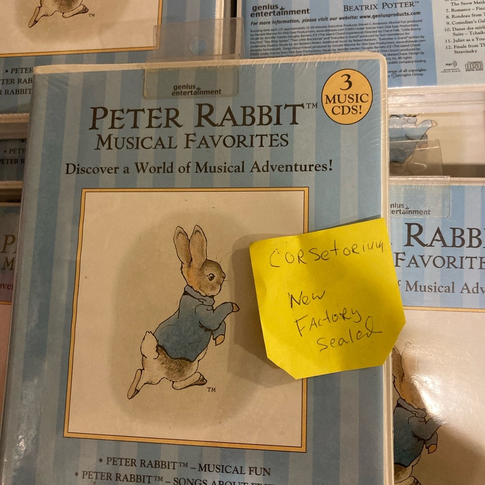 Peter Rabbit Musical Favorites CD Set - Picture 2 of 3